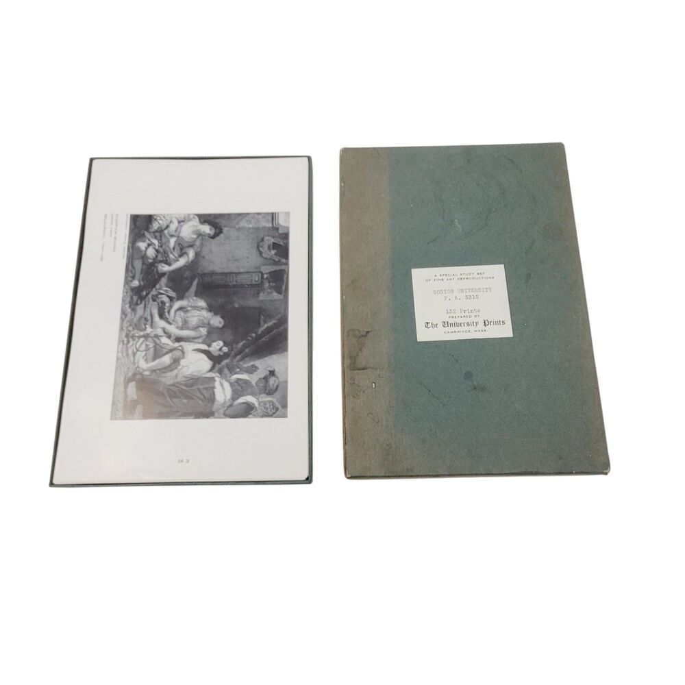 Boxed 153 Fine Art Prints Study Set University Boston Boxed 6"x8" VintageCourse